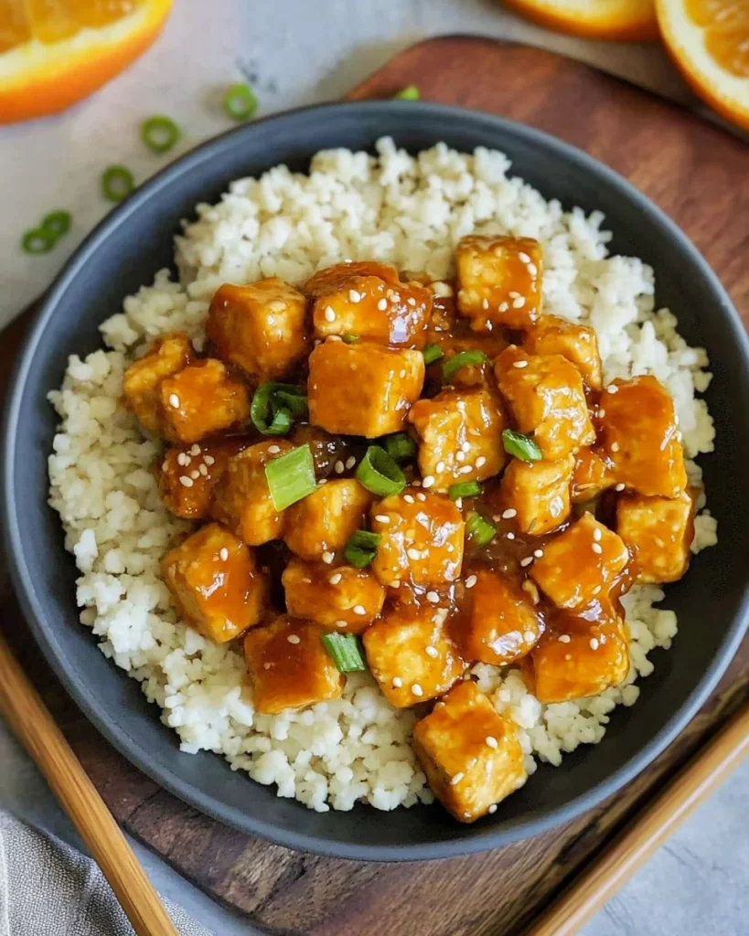 Vegan Orange Chicken (Tofu)