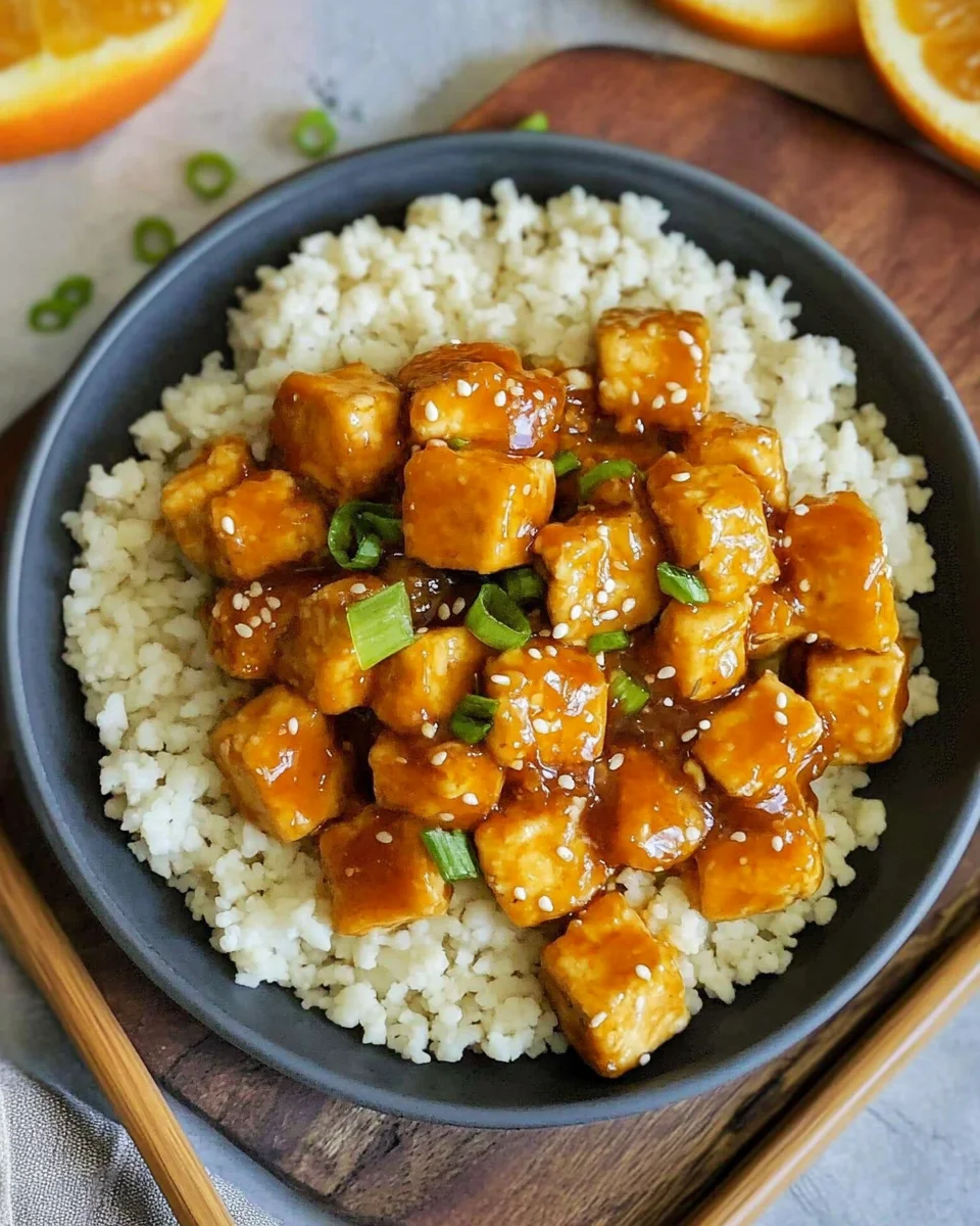Vegan Orange Chicken (Tofu)