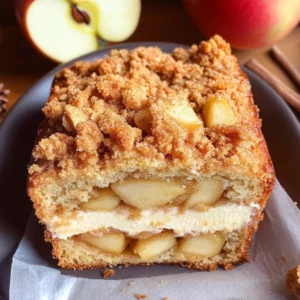 Apple Crisp Cheesecake Bread