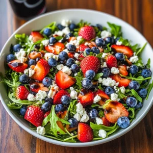 Arugula Salad with Berries