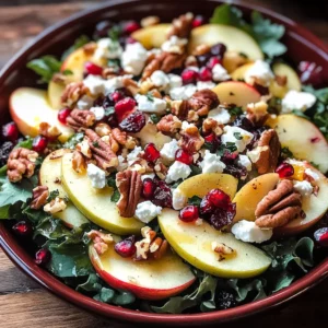 Autumn Harvest Honeycrisp Apple and Feta Salad