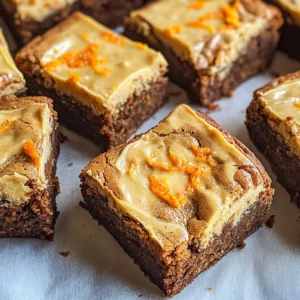 Blonde Orange Brownies