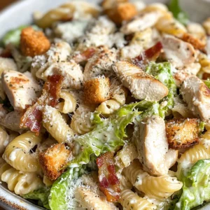 Chicken Caesar Pasta Salad