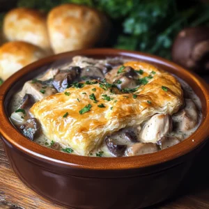 Chicken and Mushroom Pot Pie
