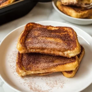 Churro Stuffed French Toast with Cinnamon Sugar