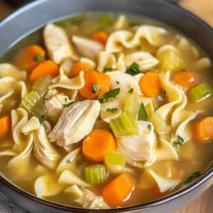 CopyCat Panera Bread Chicken Noodle Soup Recipe
