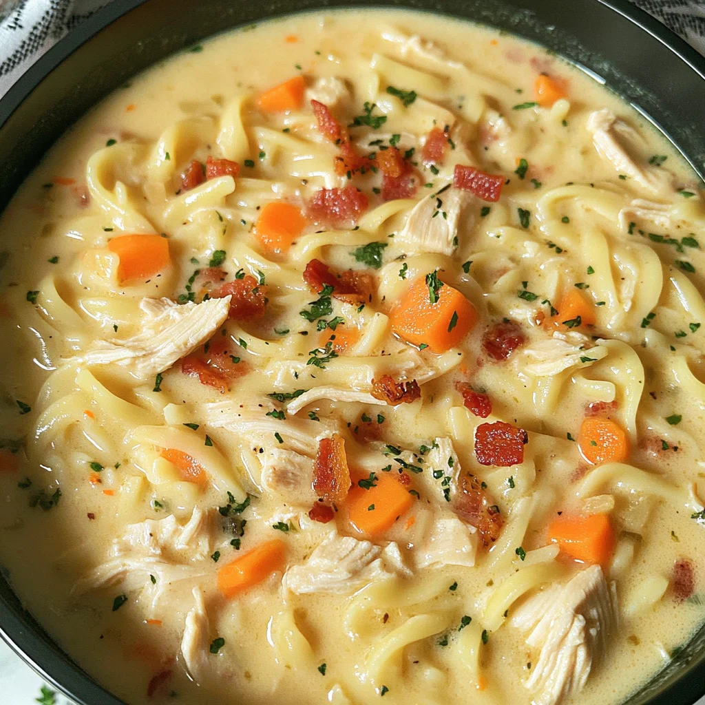 Crack Chicken Noodle Soup