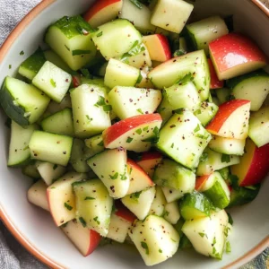 Cucumber Apple Salad