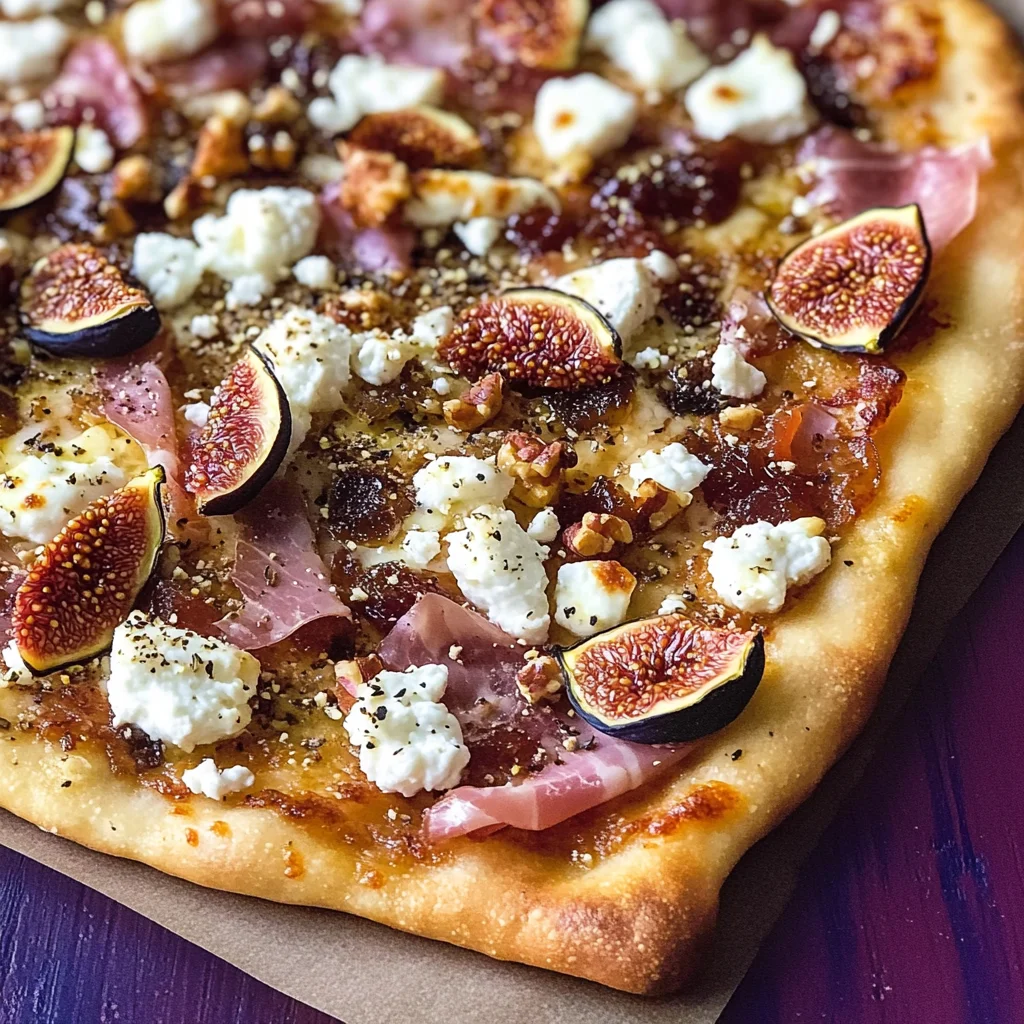 Easy 20-Minute Fig Jam Pizza with Goat Cheese and Prosciutto