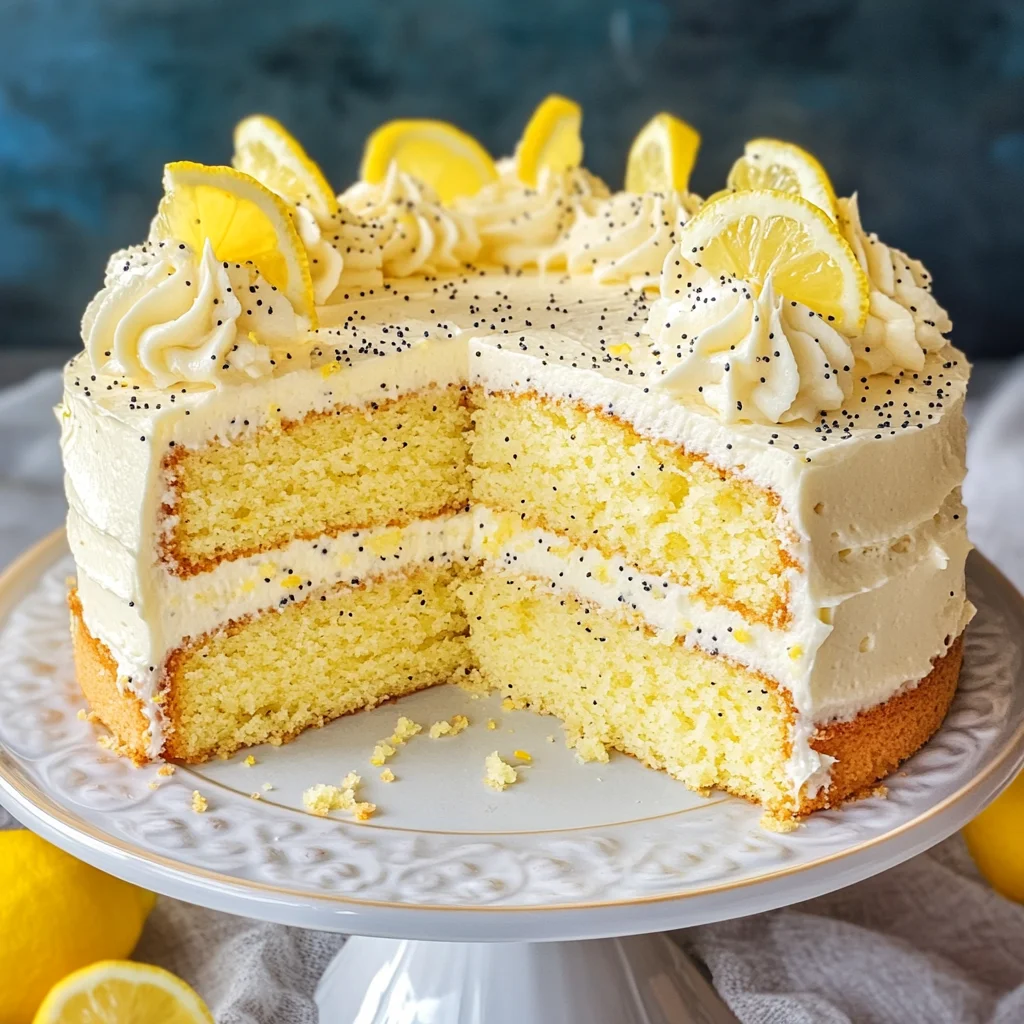 Easy Lemon Birthday Cake Recipe
