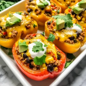 Easy Taco Stuffed Peppers