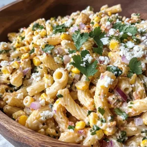 Elote Pasta Salad Recipe (Mexican Street Corn)