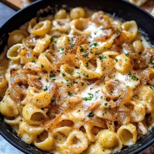 French Onion Pasta Recipe