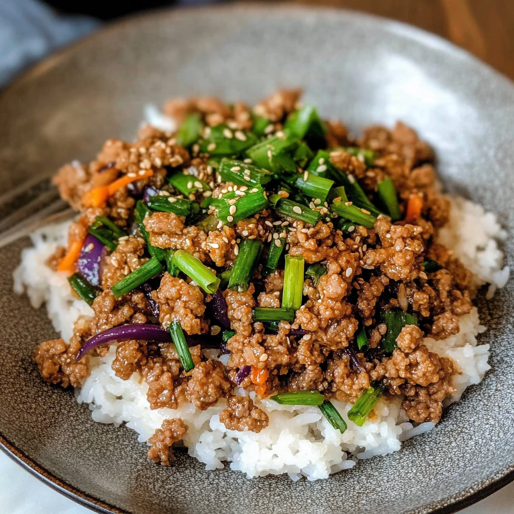 Ground Turkey Recipe (Korean-Style)