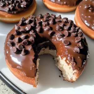Healthy Chocolate Protein Donuts (Gluten Free, Paleo)