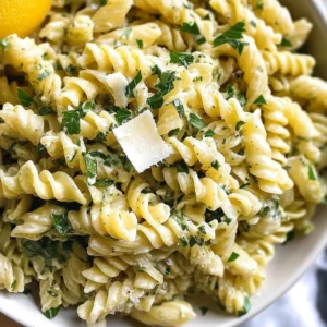 Lemon Parmesan Pasta Salad