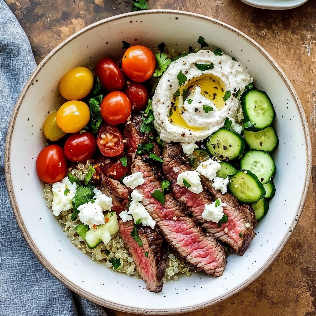 Mediterranean Steak Bowls
