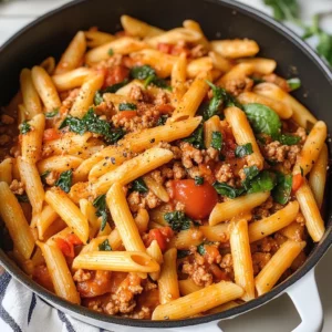 One Pot Ground Turkey Pasta Recipe