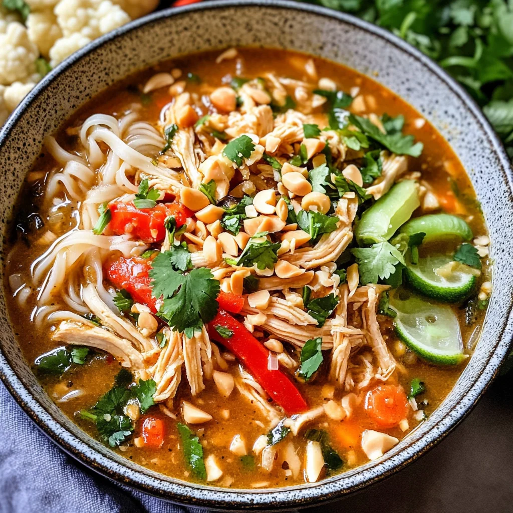 One Pot Thai Chicken Soup