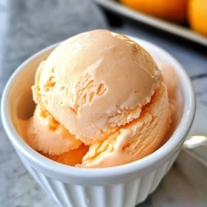 Orange Ice Cream