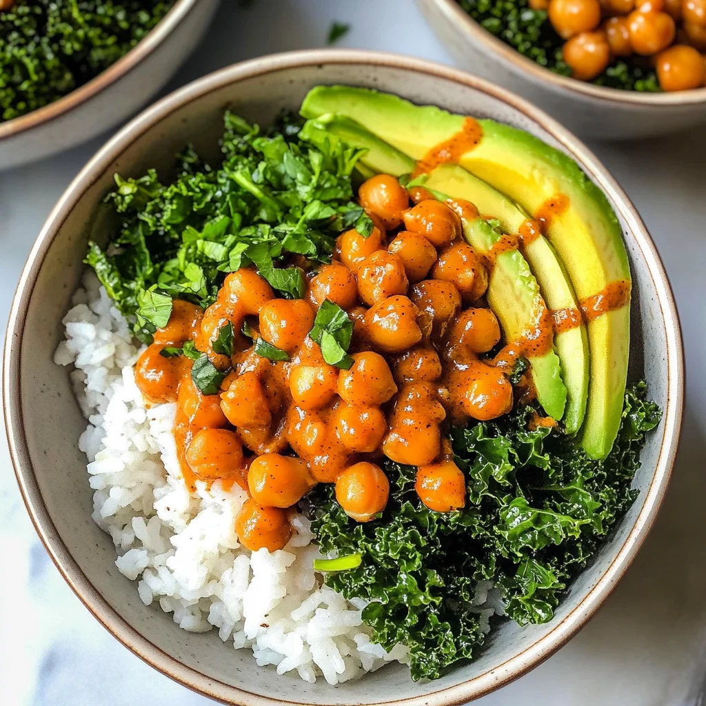 Peanut Chickpea Buddha Bowl