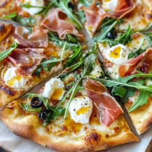 Prosciutto Ricotta Pizza