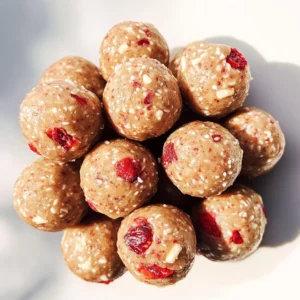 Strawberry Cheesecake Protein Balls