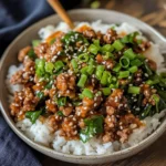 Teriyaki Ground Turkey Bowl