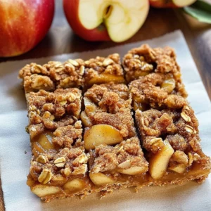 Apple Pie Oatmeal Bars