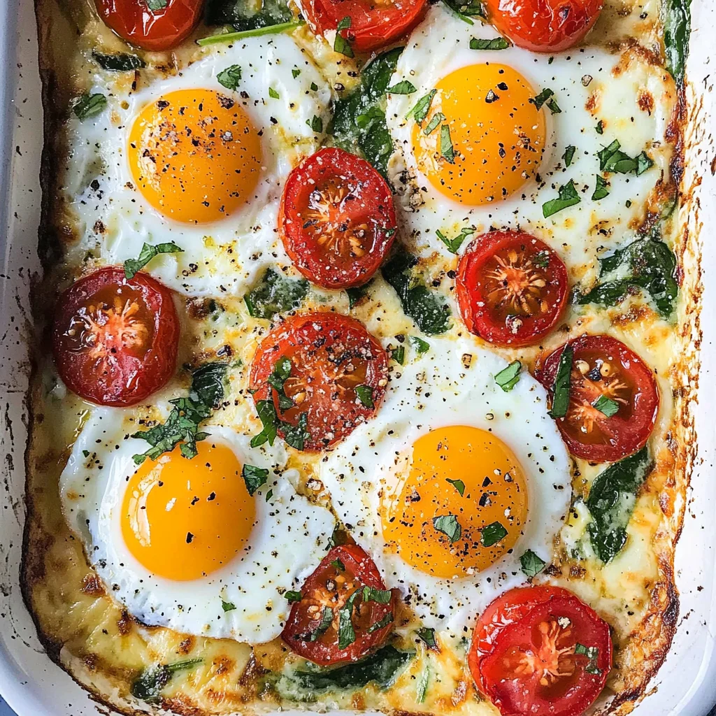 Baked Feta Eggs