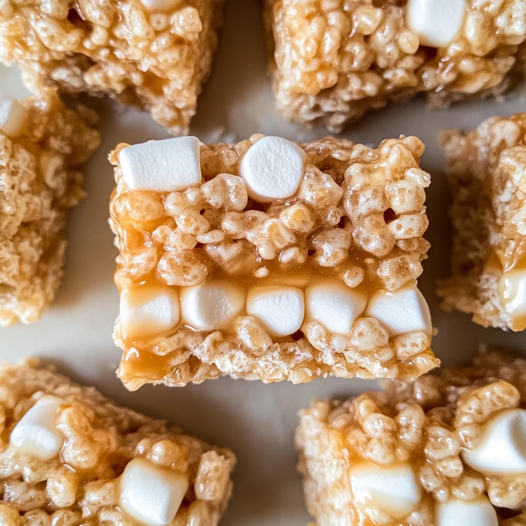 Brown Butter Dulce de Leche Rice Krispie Treats