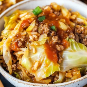 Cabbage Roll In A Bowl