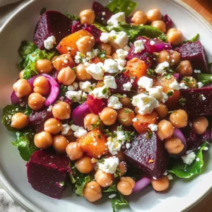 Chickpea, Beet and Feta Salad