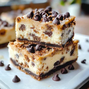 Cookie Dough Cheesecake Bars