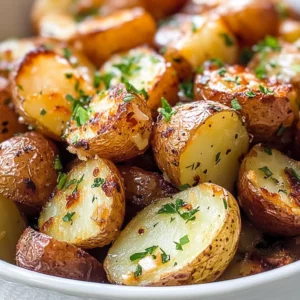 Crispy Garlic Roasted Potatoes