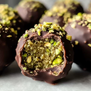 Dubai Chocolate Balls with Pistachio Kunefe Filling