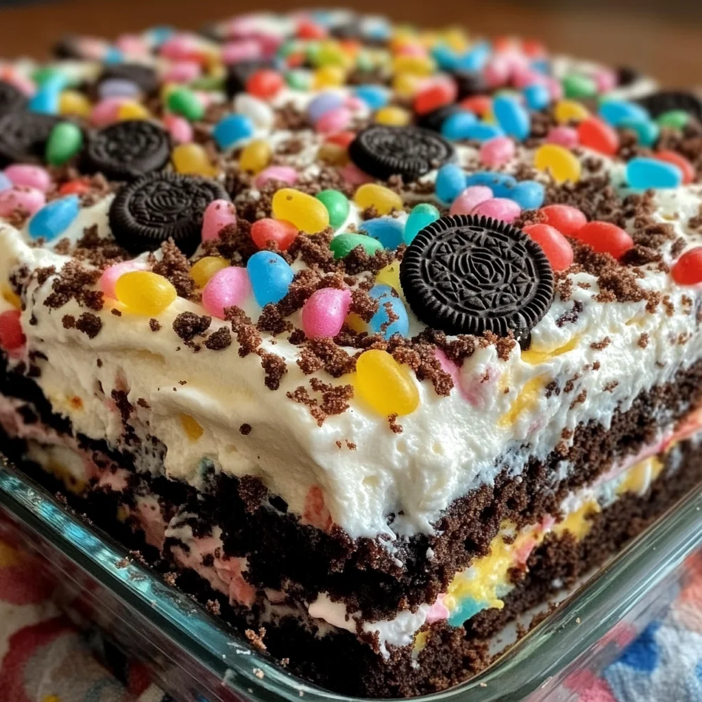Easter Dirt Cake Casserole