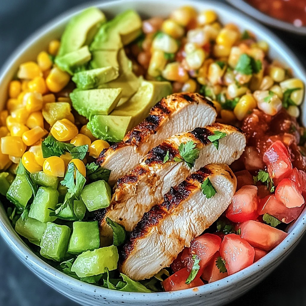 Easy Low-Calorie Chicken Burrito Bowl Packed with Bold Flavors