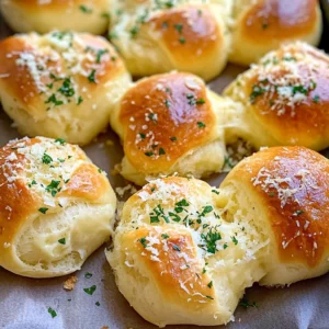 Garlic Parmesan Dinner Rolls Recipe