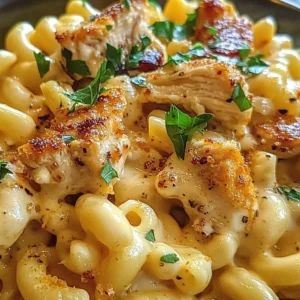 Honey Pepper Chicken Mac and Cheese