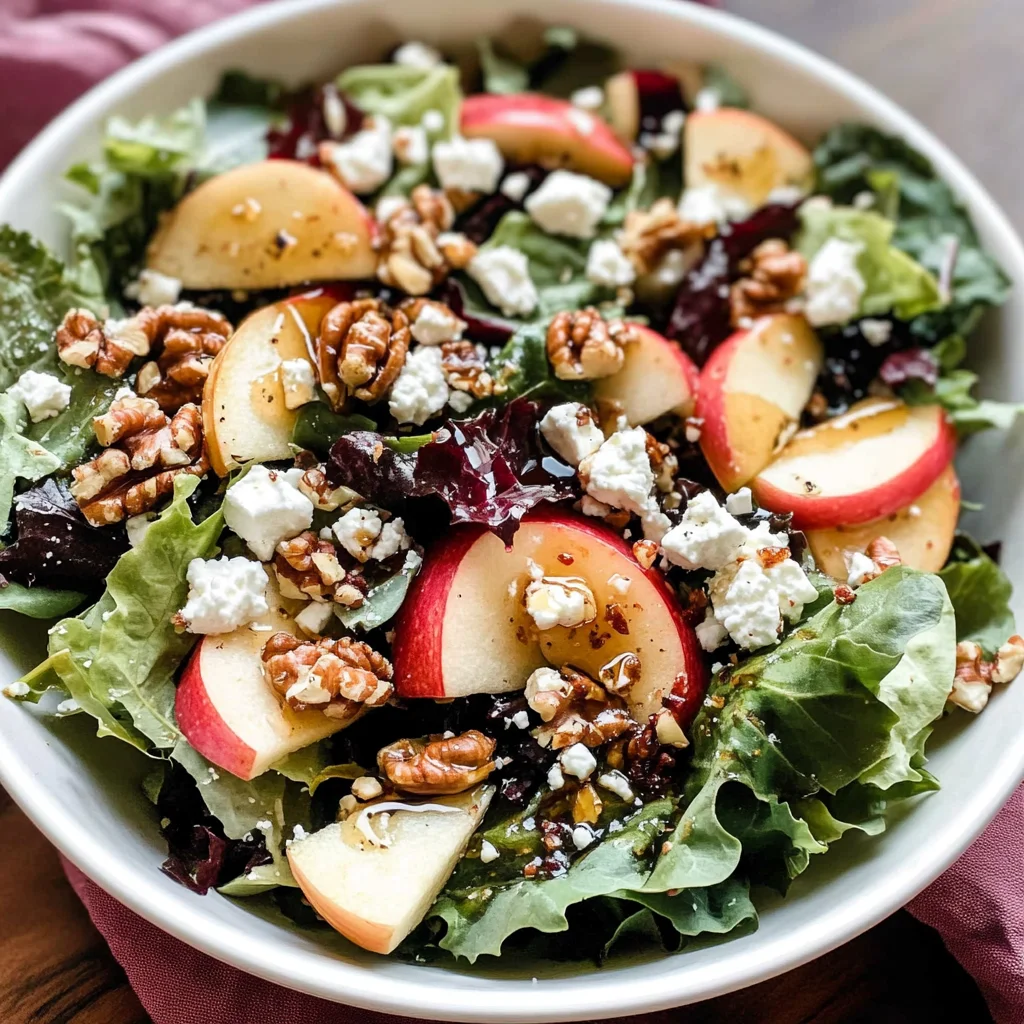 Honeycrisp Apple and Feta Salad