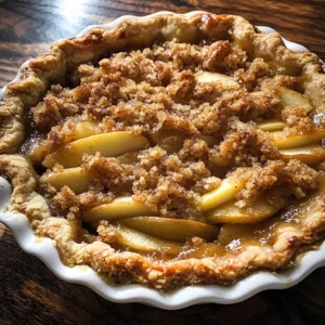 Hot Buttered Rum Apple Pie