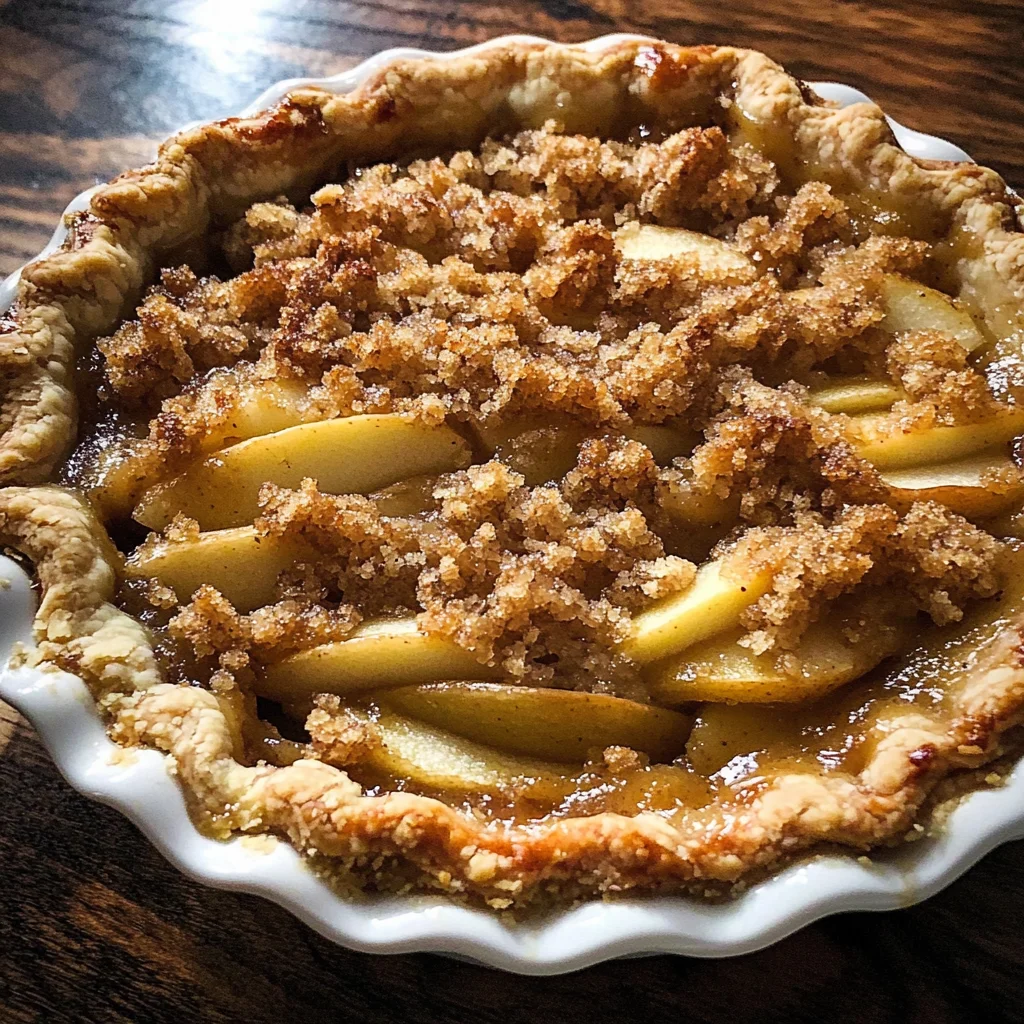 Hot Buttered Rum Apple Pie