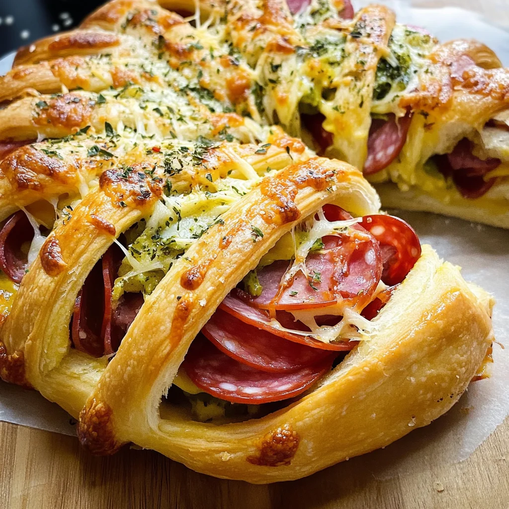 Italian Crescent Roll Sandwich Bake - Easy Party Favorite