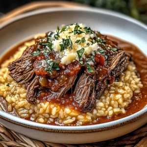 Italian Pot Roast & Parmesan Risotto