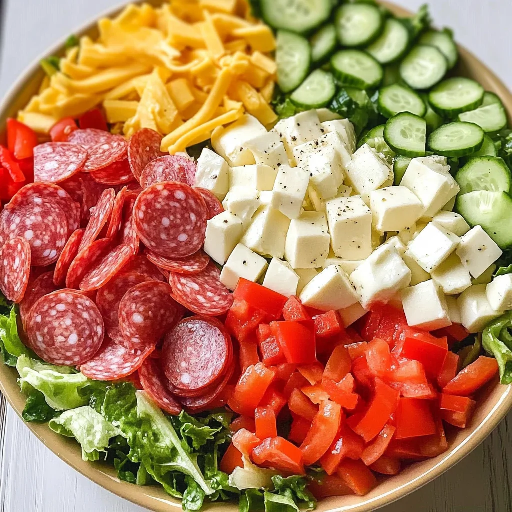 Italian Sub Salad, Two Ways
