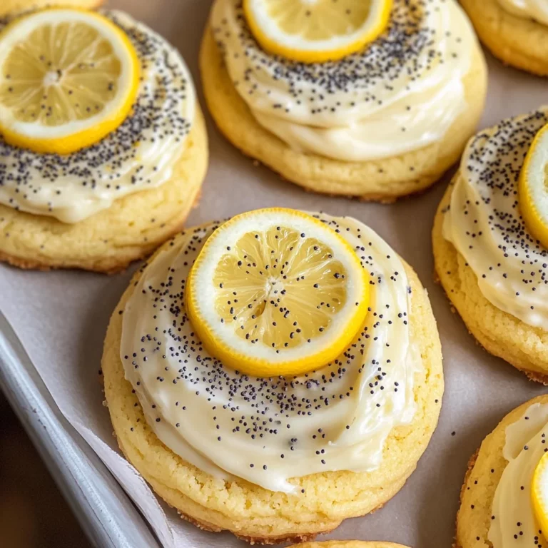 Lemon Poppy Seed Cheesecake Cookies