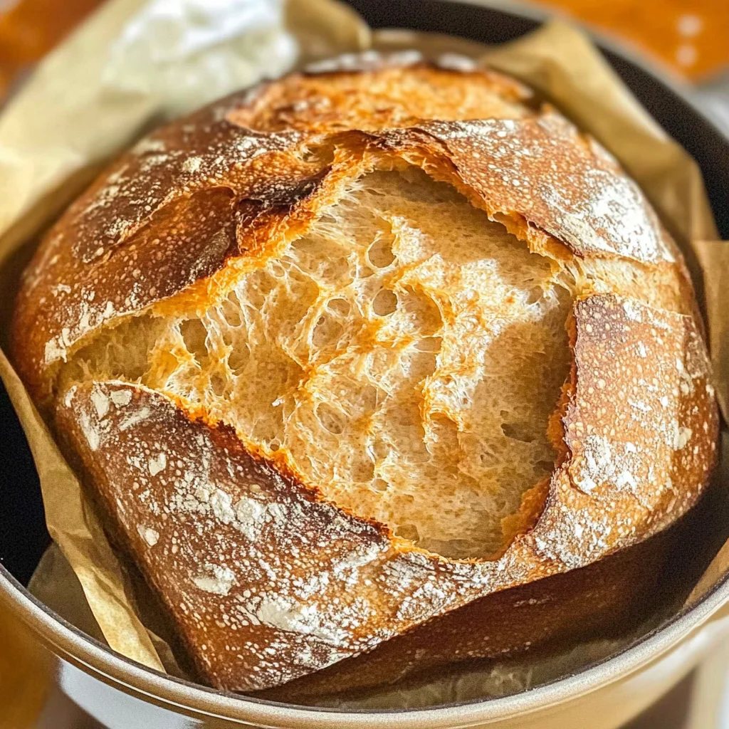 No-Knead Whole Wheat Bread