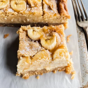 Ooey Gooey Banana Bars