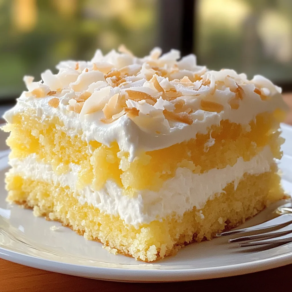 Pineapple Coconut Dream Cake